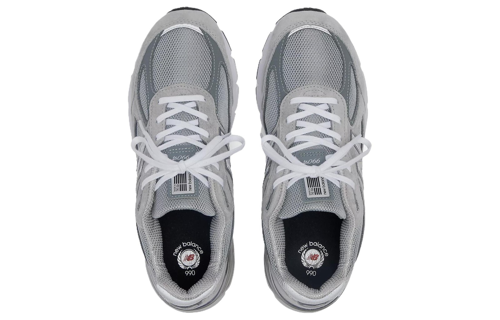 New Balance 990v4 MiUSA Grey Silver Men U990GR4 New Authentic