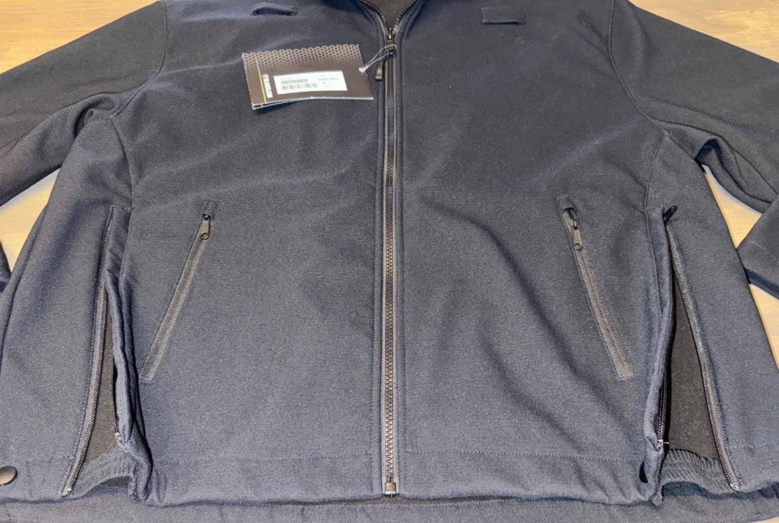Mens NEW Blauer softshell jacket Size Large Dark Navy LIGHTWEIGHT COAT 4665