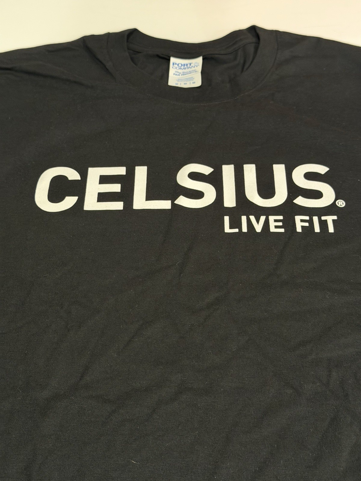 Celsius Men’s T-Shirt Size Medium – Black (Promo item)