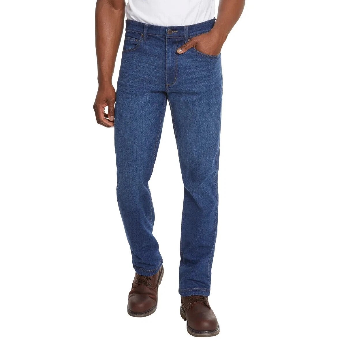 Kirkland Signature Men’s Jeans Straight Fit Comfort Stretch Denim 7772001 New!