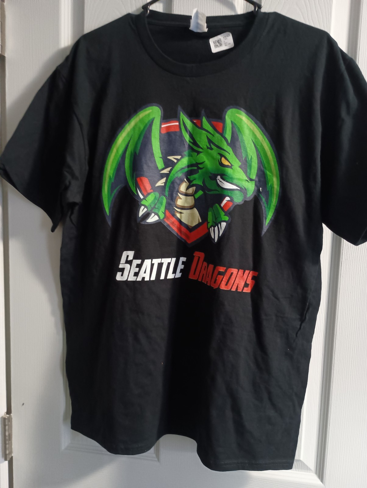 Seattle Dragons L T Shirt New Balck