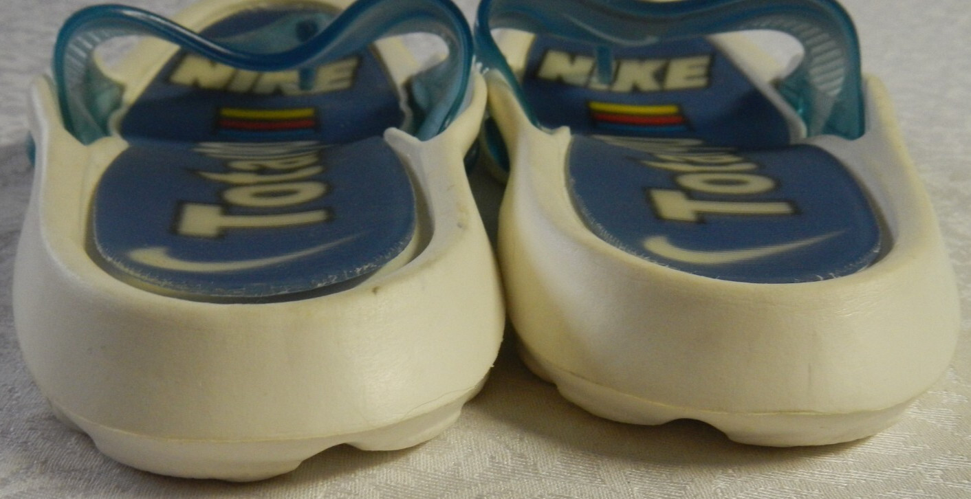Nike Total 90 T90 Sandals Flip Flip White Size EU 41 USA Men 8 Women 9.5 2000