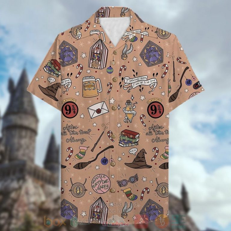 Harry Potter Hawaiian Shirt For Men Harry Potter Hogwarts Map Hawaiian Shirt Har