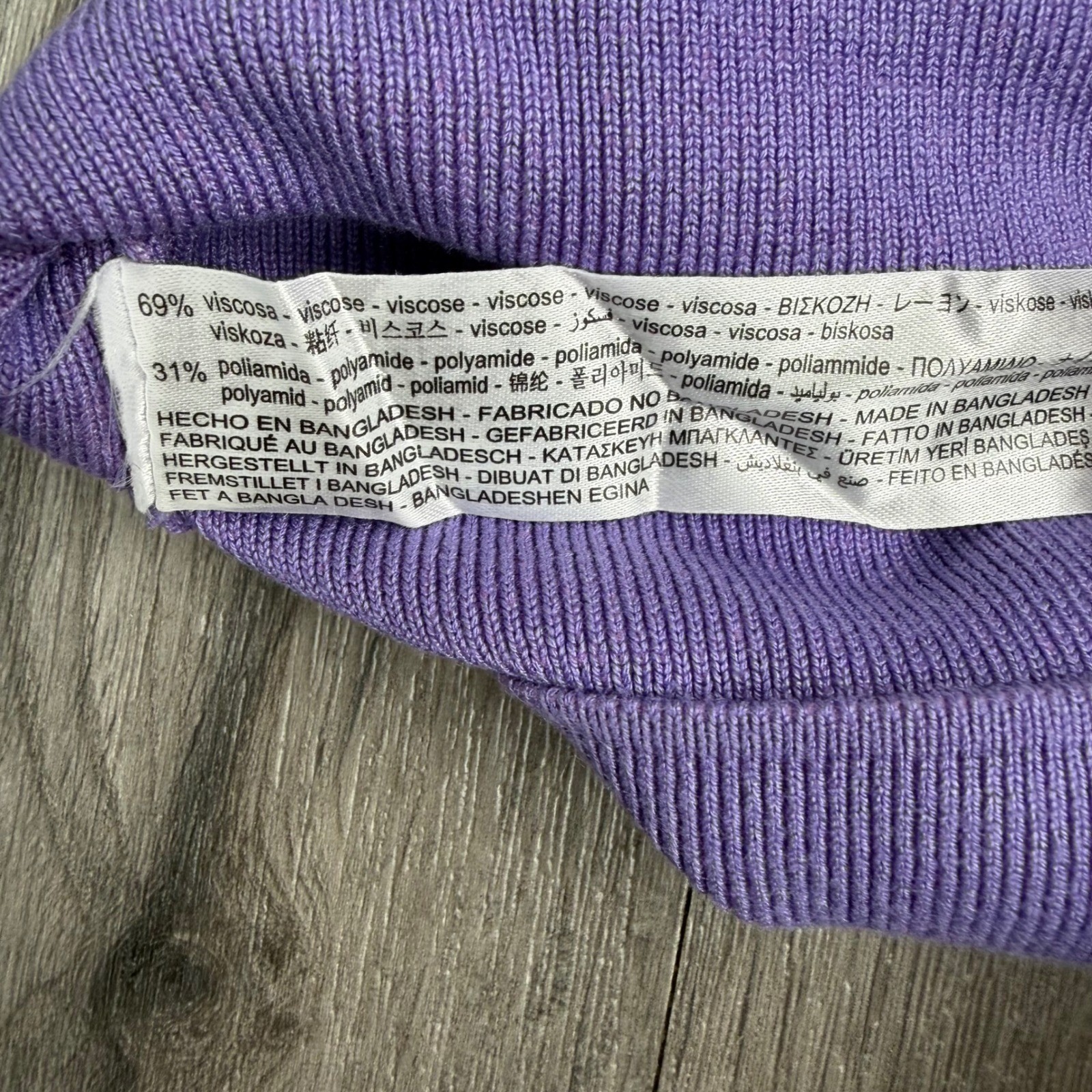 Zara Preppy Colorpop Soft Knit Cropped Tank Size L Lavender Purple