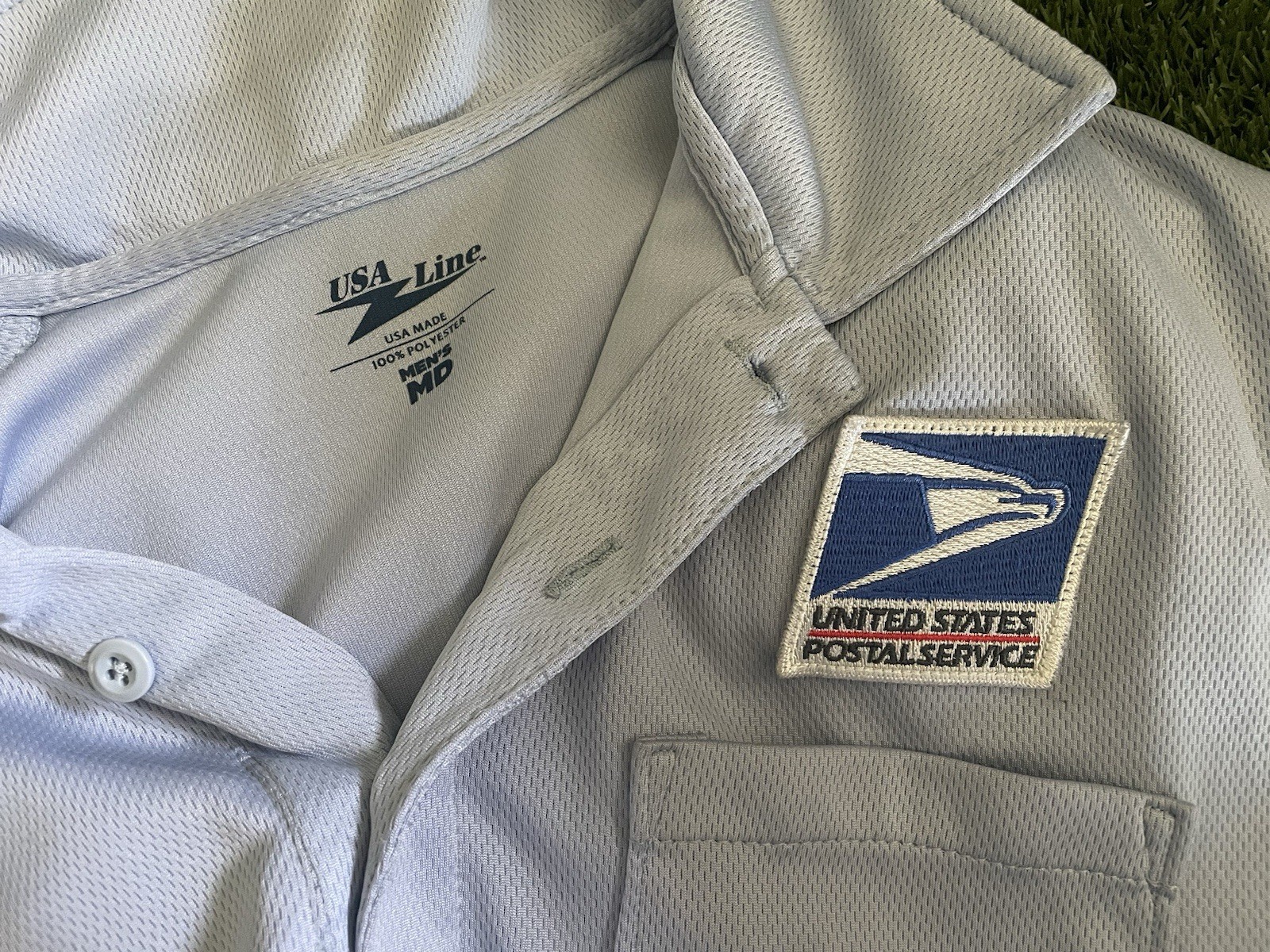 Lot of 7 Men’s Medium USPS Sport Polos