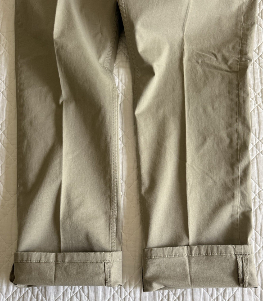 Chaps Slim Straight Fit Five Pocket Twill Pant Hampton Khaki