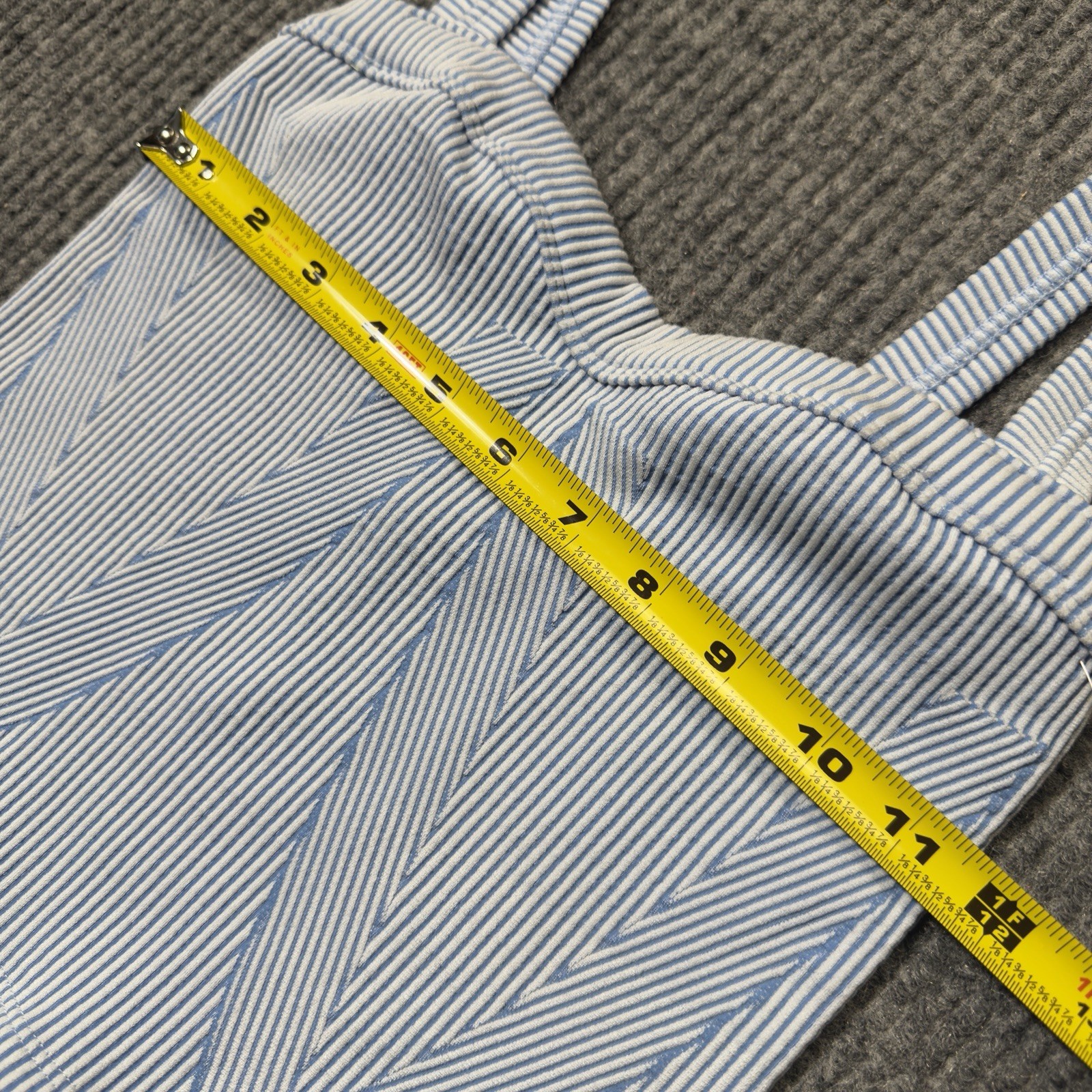 FP Movement Perfectly Plated Cami Women Size Medium/Large Blue White NEW