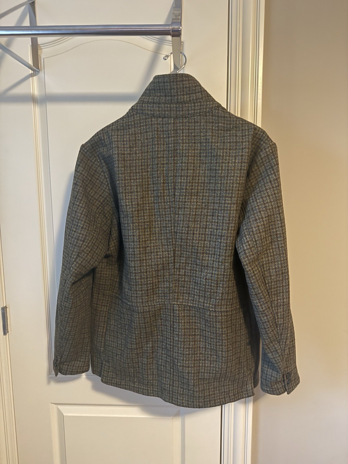 Relwen Heritage Trap Blazer Men’s L Wool Tweed Plaid Blazer Brown/Green