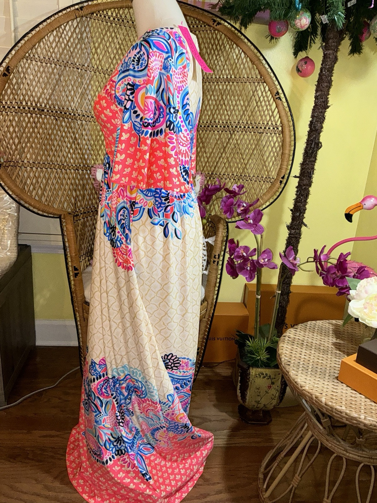 Lilly Pulitzer NWT Minka Maxi Dress Coral Beach Bungalow 🦄 Size 0,2,10,14,16