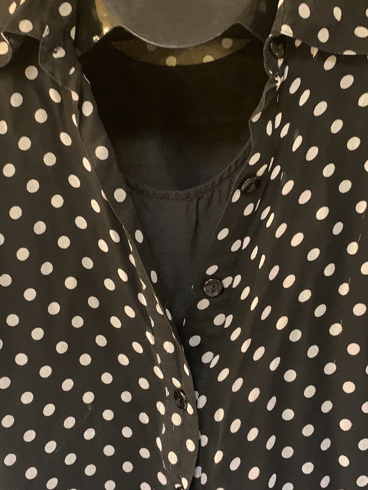 New York City Design Co Size P 100% Silk Women’s Petite Blouse Tank Top Black