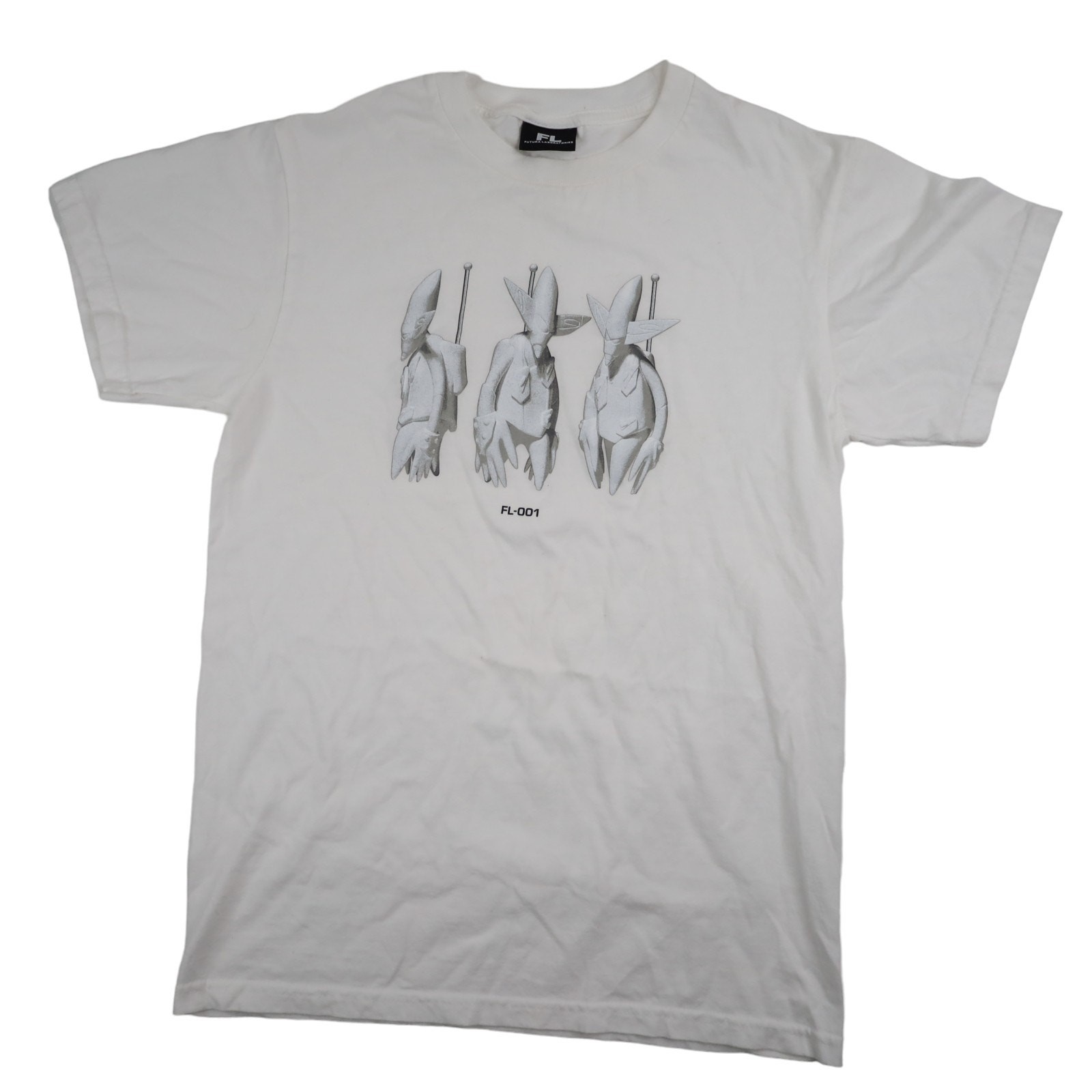 Futura Laboratories FL-001 Mens Small Graphic T Shirt White