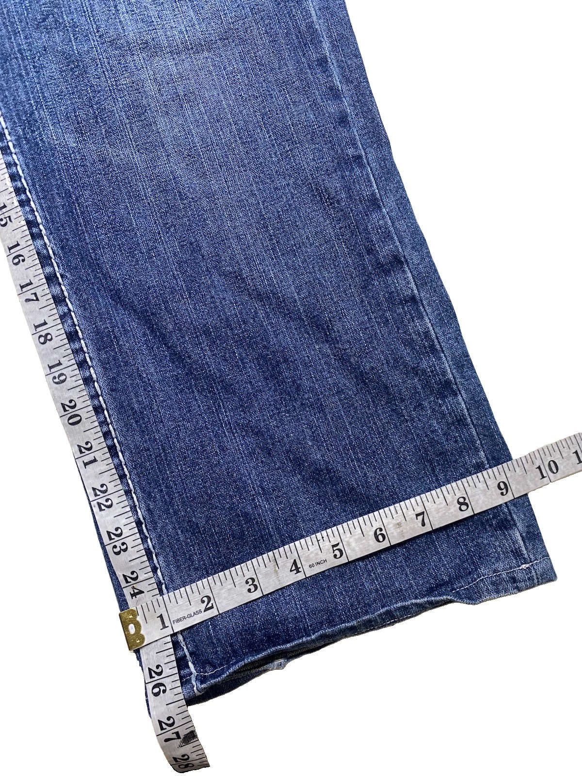 VTG True Religion Bobby Super T Jeans 38×26.5 Made in USA Thick White Stitch Y2K