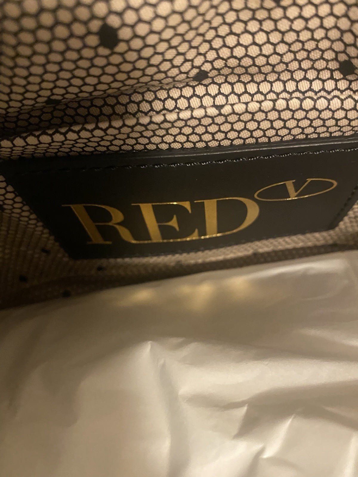 NWT Red Valentino black nylon Knot Me Up Shoulder Bag.