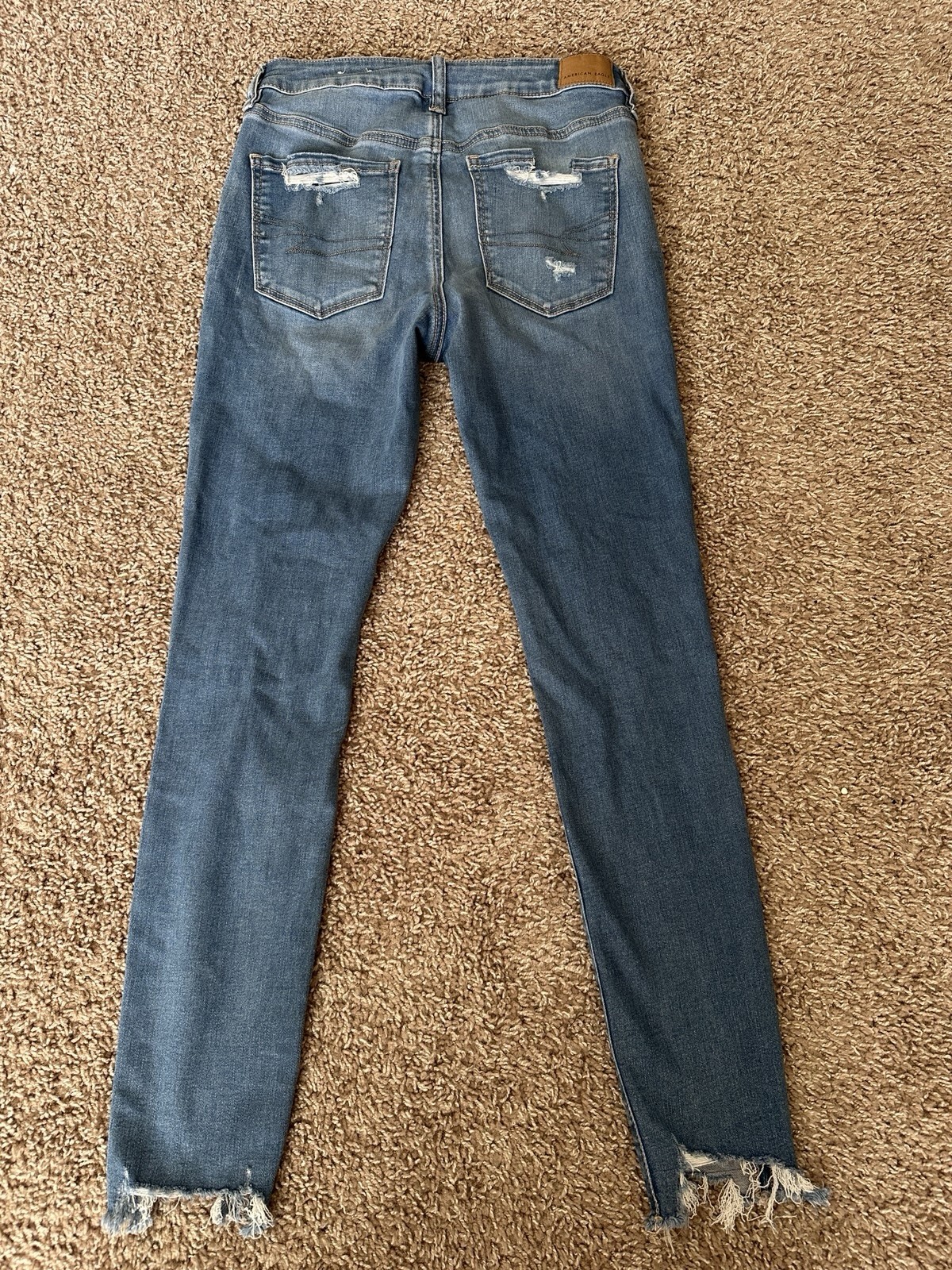 American Eagle Next Level Stretch Women’s Jegging Jeans 8 Blue Medium Wash Slim