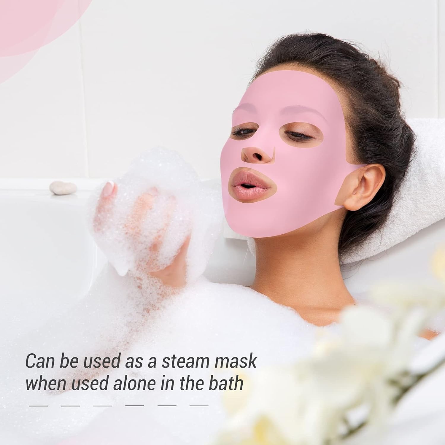 Vibrant 5-Piece Silicone Sheet Mask Covers – Prevent Evaporation & Nourish
