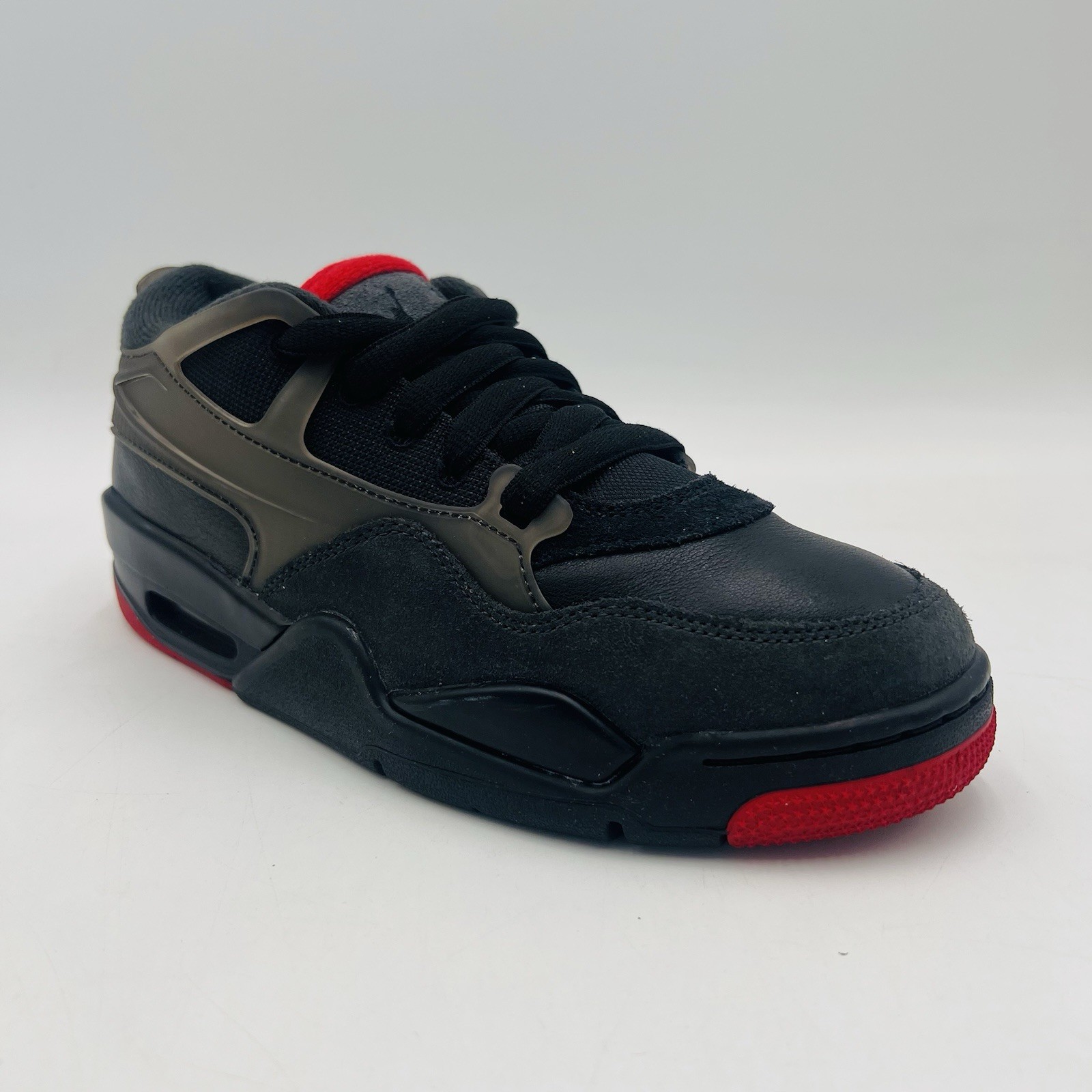 Nike Air Jordan 4 RM (GS) Black Varsity Red FQ7938 060 Kids Size 6Y NEW