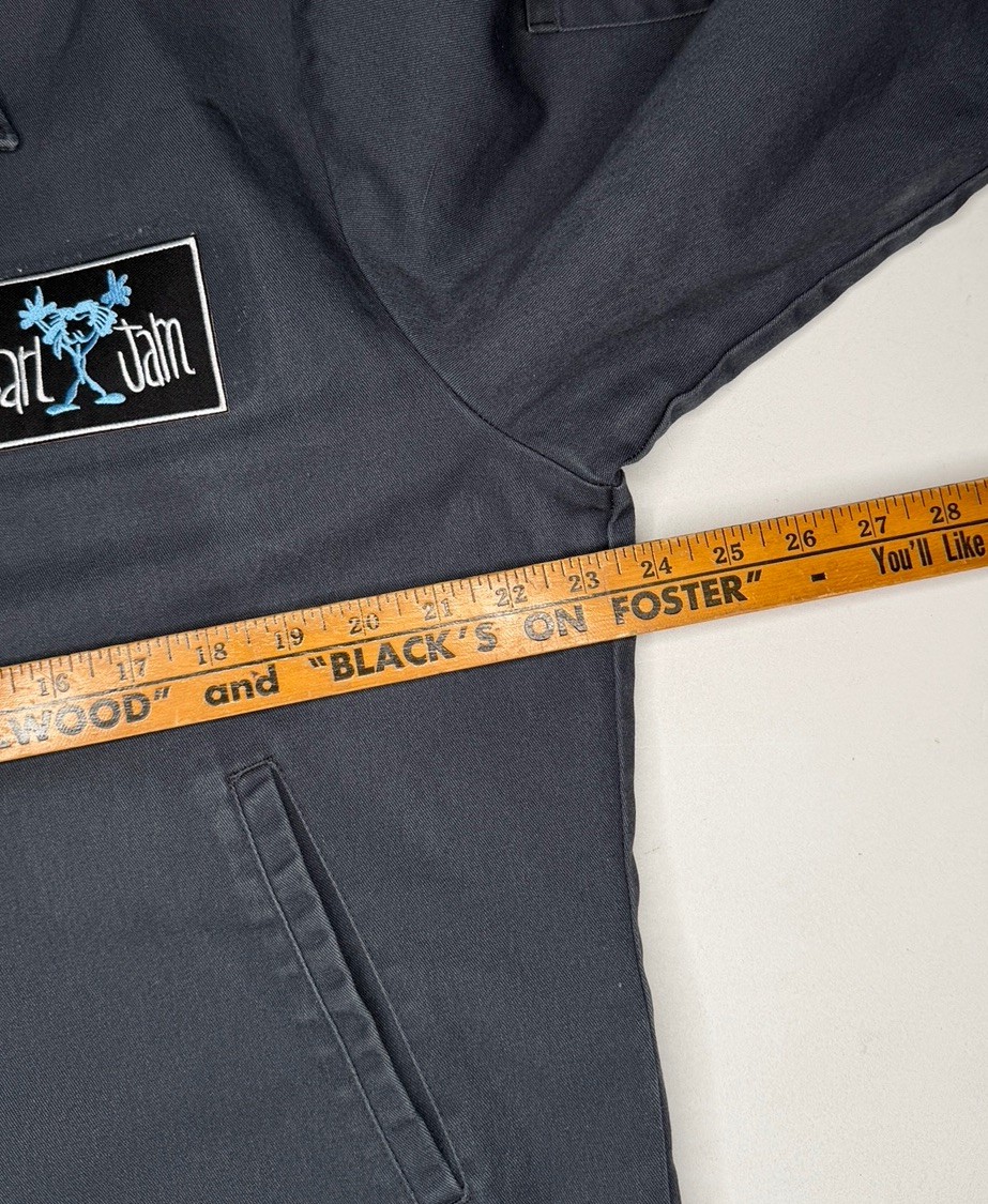Vintage Pearl Jam Mechanic Work Delivery Jacket Gray | M