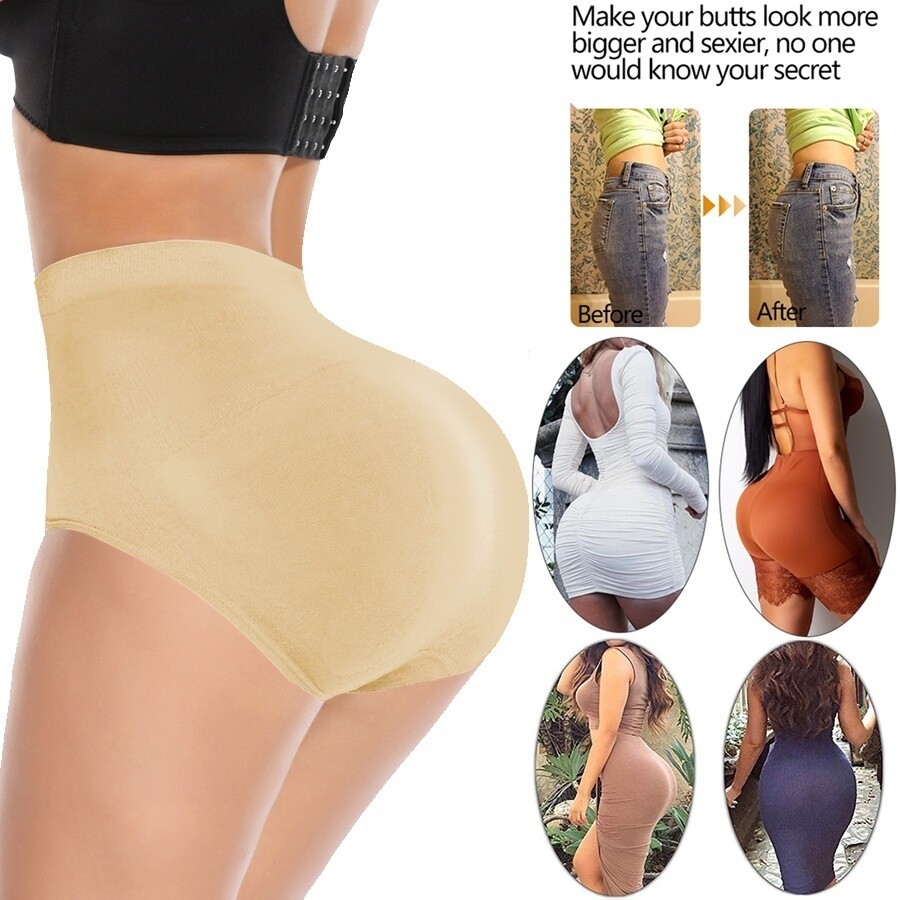FAKE ASS Padded Butt Lifter Underwear Pants Hip Enhancer Push Up Body Shaper US