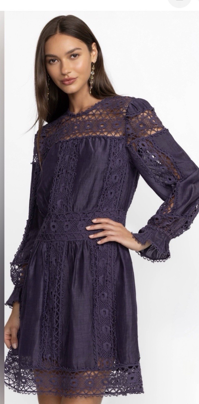 Johnny Was Mitska Lace Mini Dress