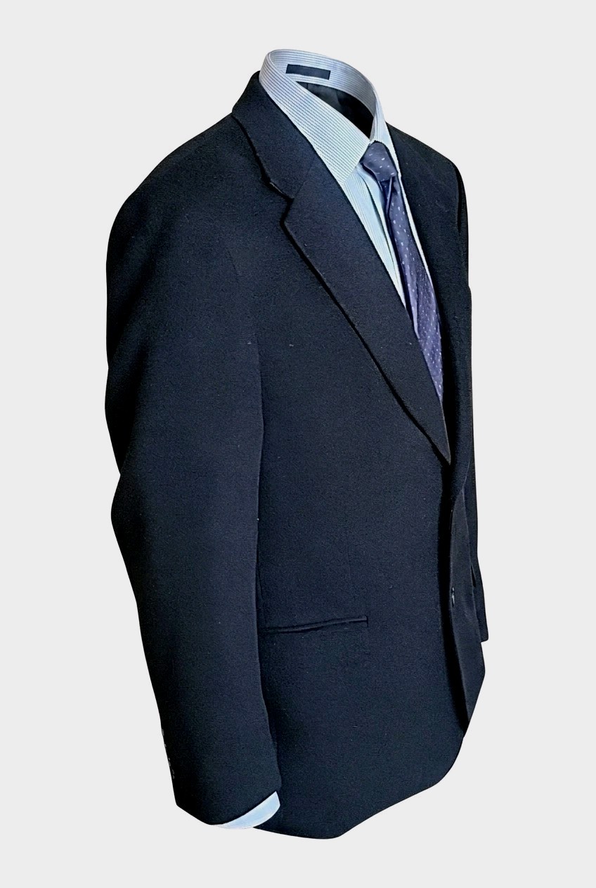 Tailors Row By Deansgate Blazer Mens 42 Black Pure Camel Hair Sport Coat Jacket