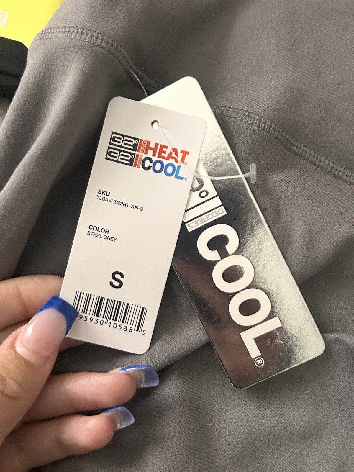 32 Degrees Steel Grey Leggings Size Small Women’s Brand New with Tags