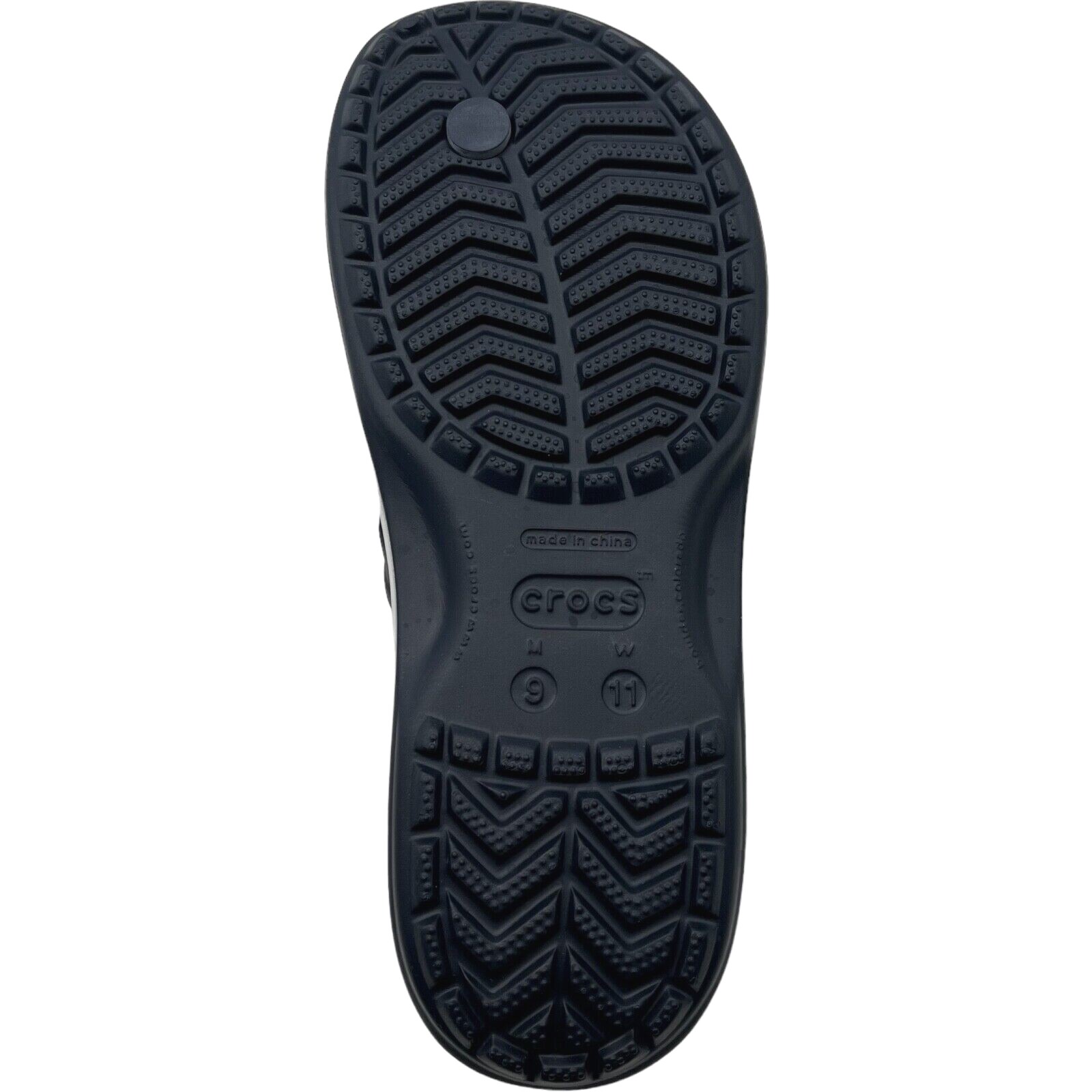 Crocs Men’s Flip Flop Sandal Size 9 Navy Water Friendly Lightweight & Comfy