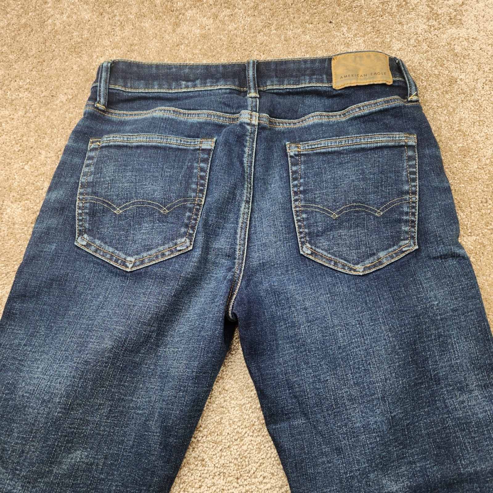 American Eagle Airflex+ Slim Jeans Mens 31×29 Dark Wash Stretch Denim 31 x 30