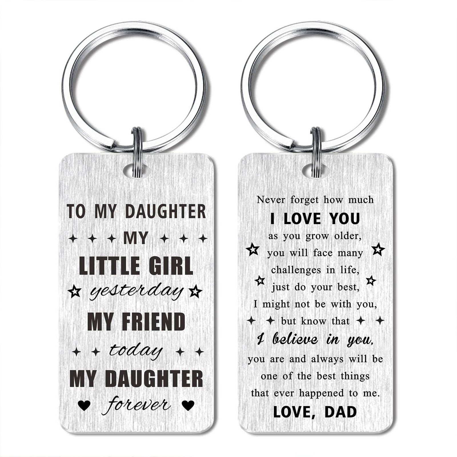 to My Daughter Valentines Day Gifts from Dad, Gifts for Daughter Birthday Gra…
