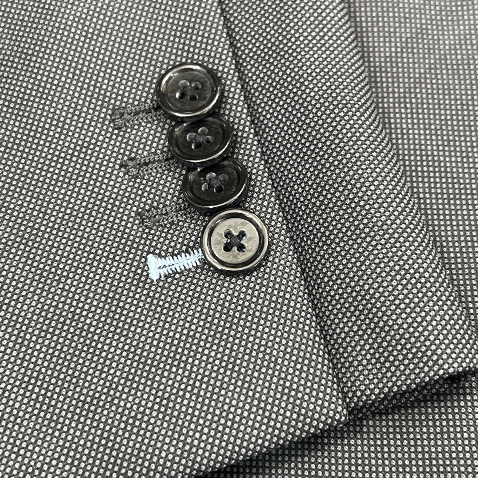 Mark Stephen London Men’s Italian Fabric Wool Suit – Slim Fit – C40L W36 L32