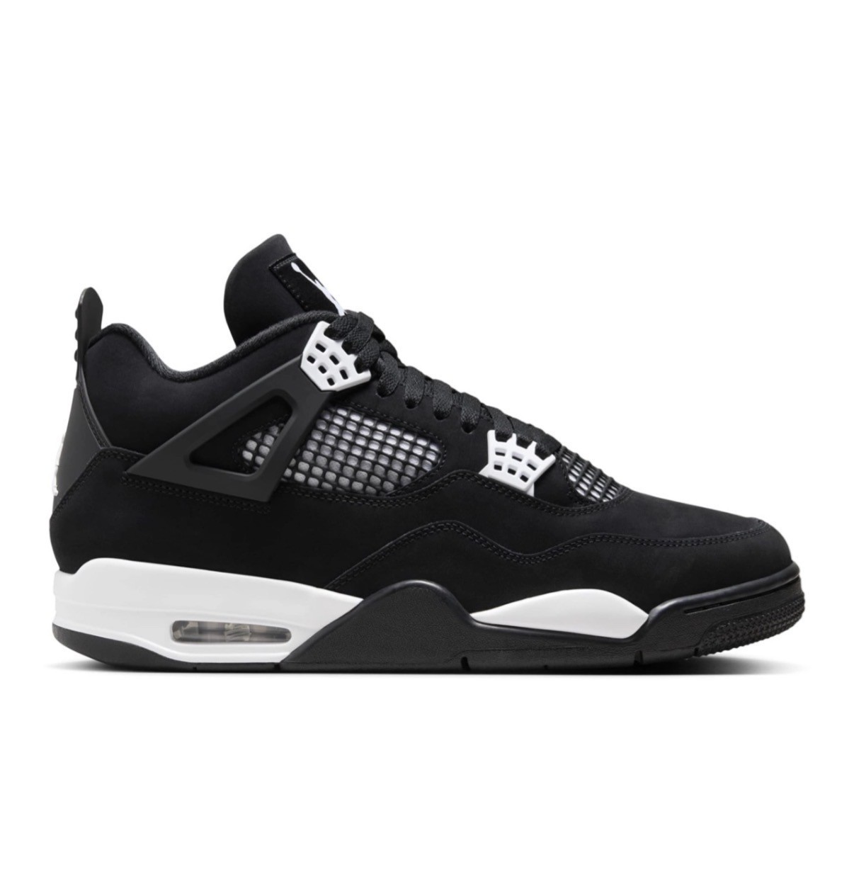Jordan 4 Retro “White Thunder” Men’s Mid Top Basketball Shoes Size 7-12