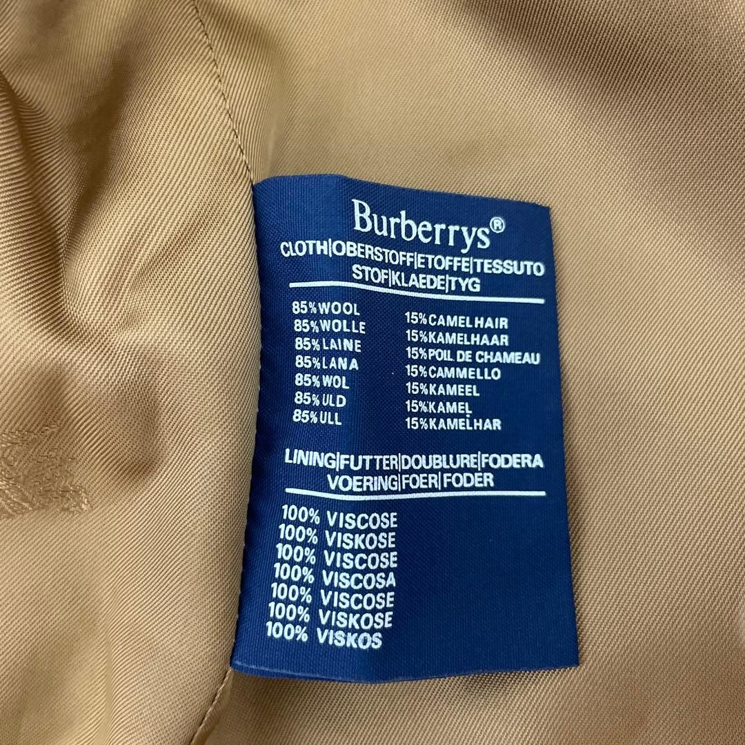 Burberrys long coat camel