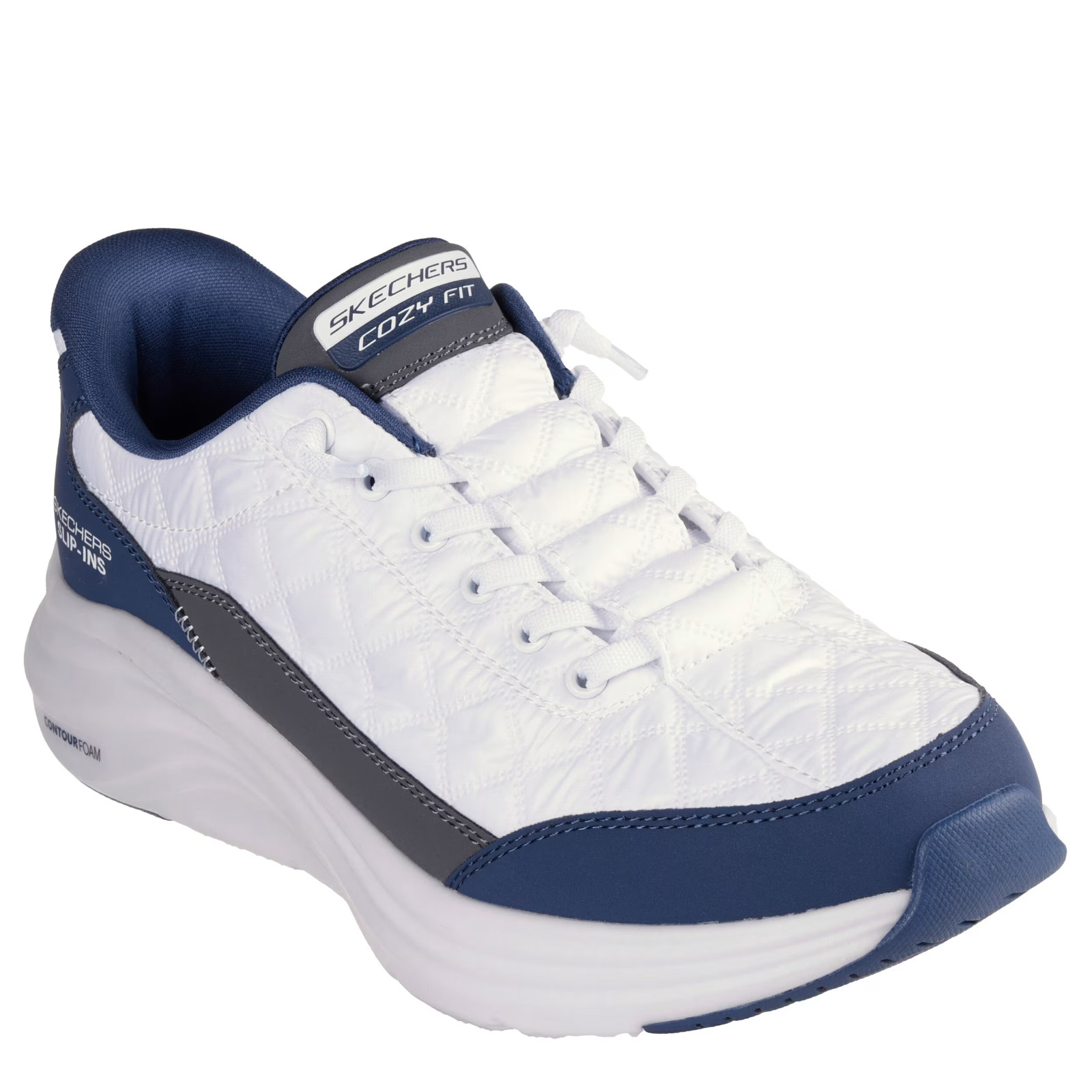 Skechers MENS SLIP-INS CONTOUR FOAM- COZY FIT RUNNING SNEAKERS SZ: 14 NWOB