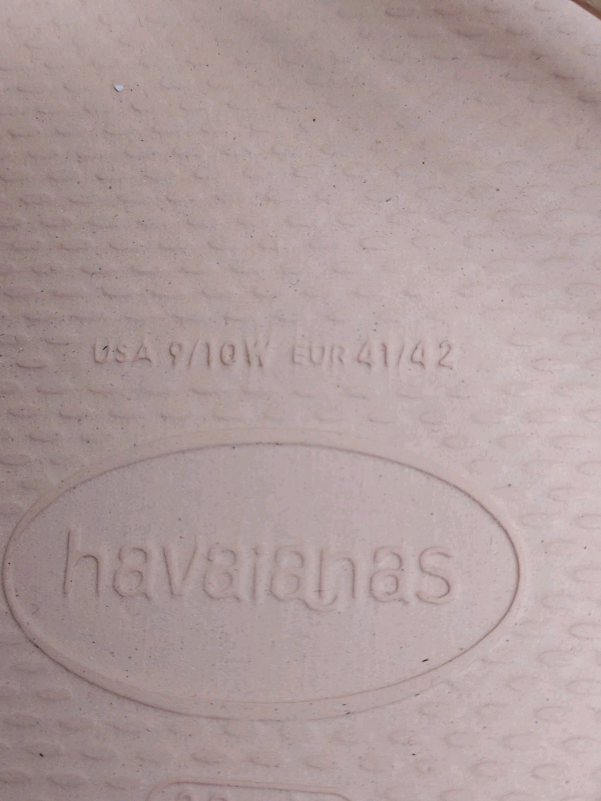Havianas Slim Flip Flops Ballet Rose Women’s Size 39/40 US Size 9/10 NWT