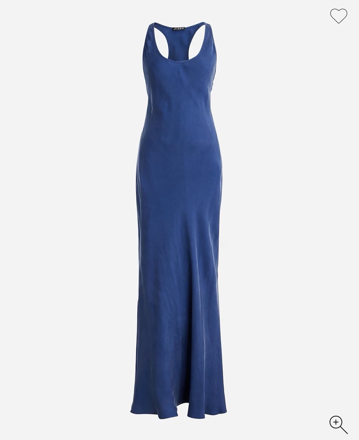 J. Crew Alicia cupro-blend racerback slip dress in Navy Blue Women’s Size 6