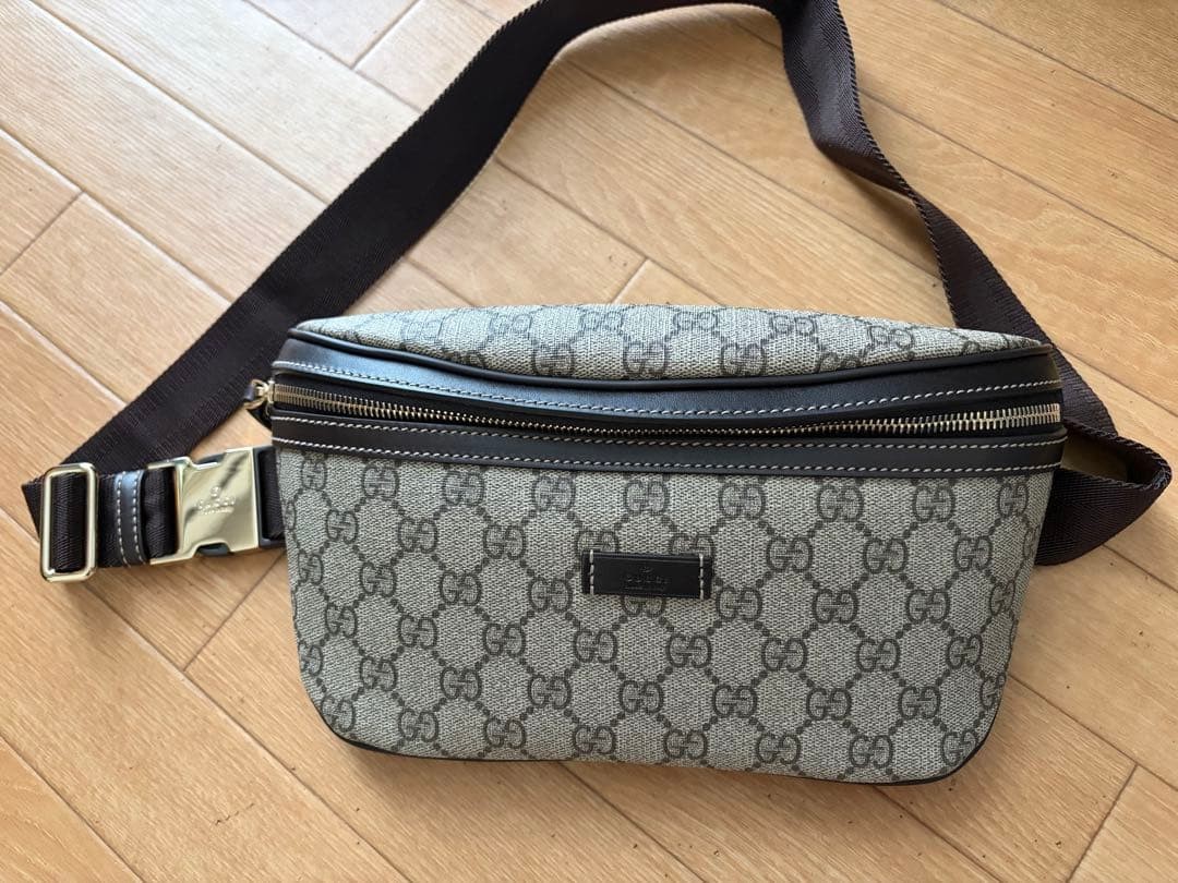 GUCCI GG pattern body bag waist pouch Gift Present 0611b