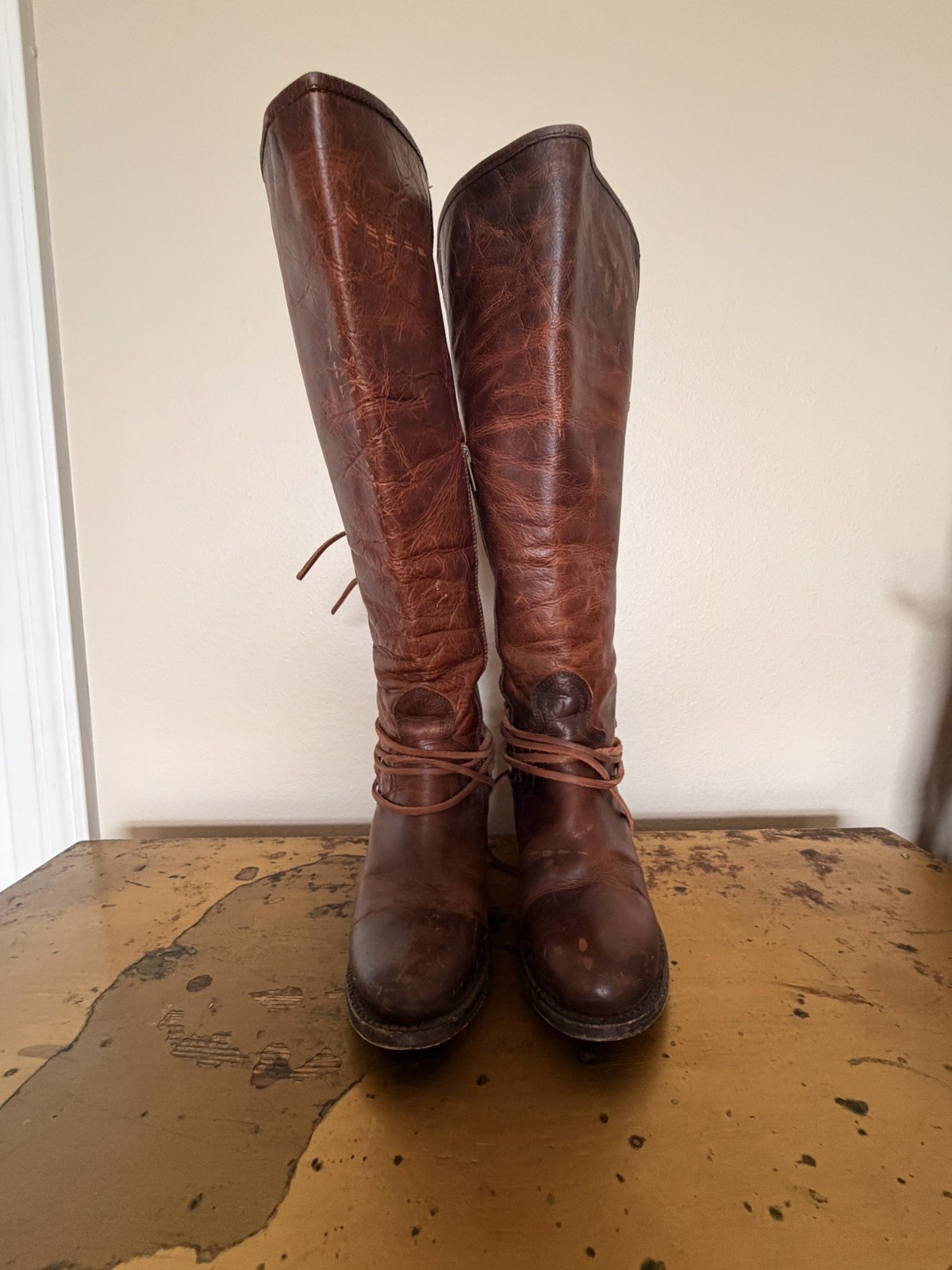 Freebird Coal Boots Size 8 Tall Riding Boots