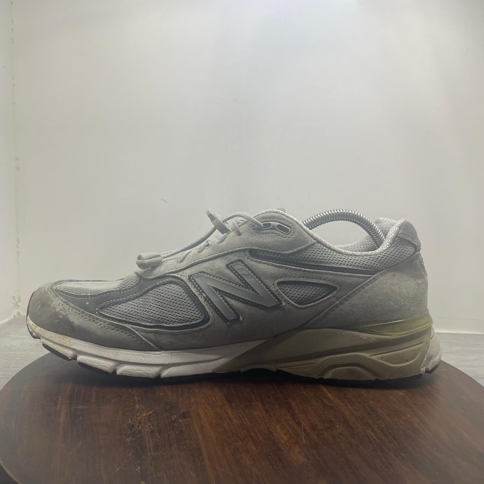 NEW BALANCE Shoes Mens Size 12 D Gray 990v4 Walking Sneakers M990GL4 USA Made