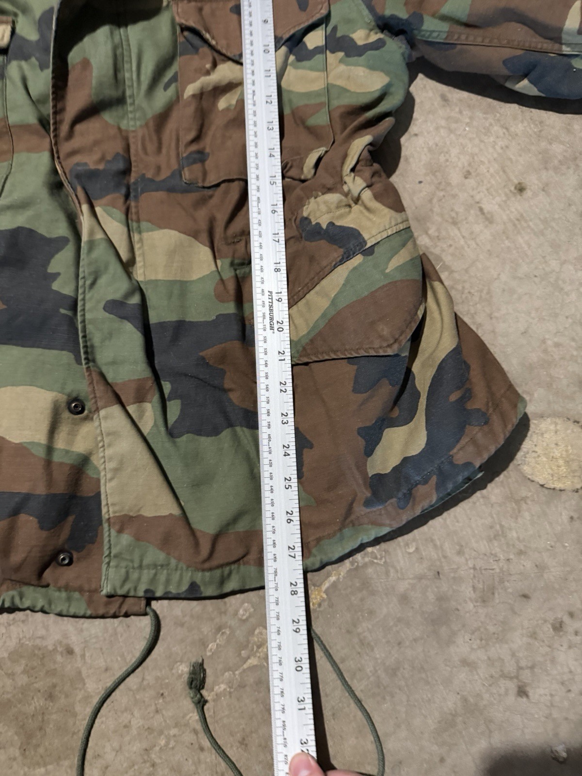 1986 DLA M65 Woodland Jacket Size L