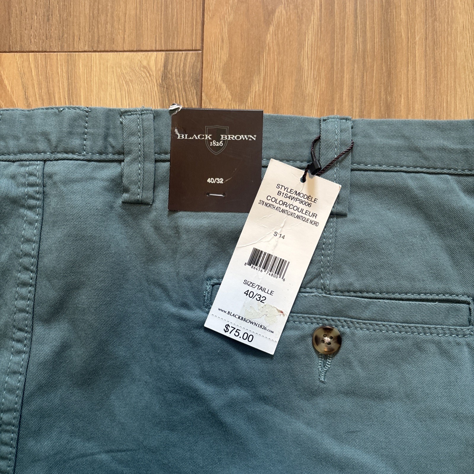black brown 1826 pants Tailored Fit