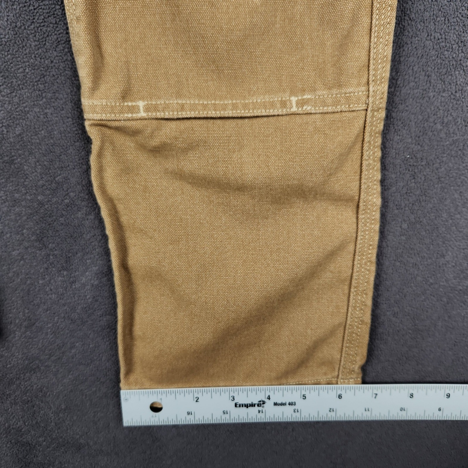 Patagonia Hemp Utility Pants Boys Small Brown Double Knee Canvas Outdoor 66585