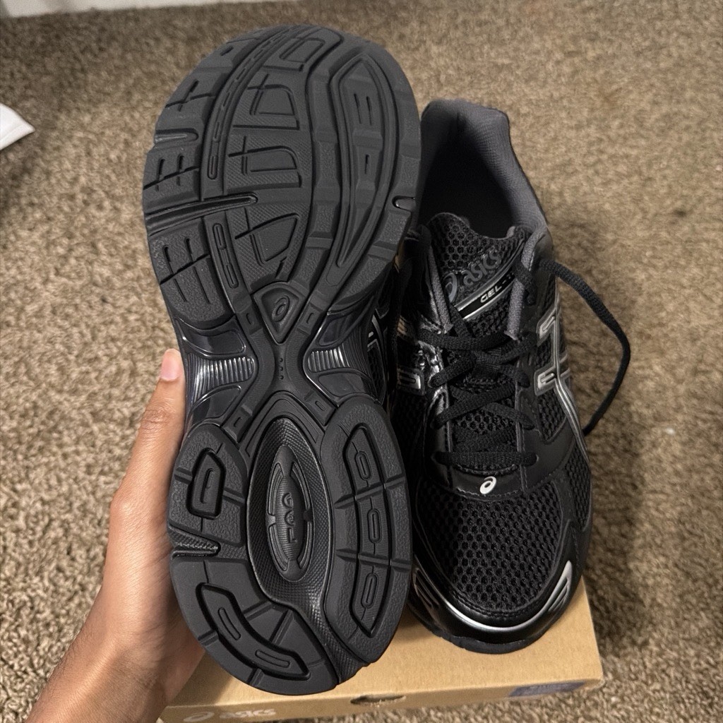 ASICS GEL-1130 Women’s Running Sneakers Black/Pure Silver Mesh 1201A906-001