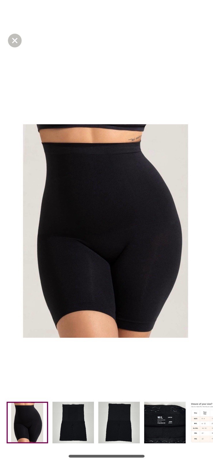 Empetua by Shapermint Essentials All Day Every Day High-Waisted Shaper Shorts