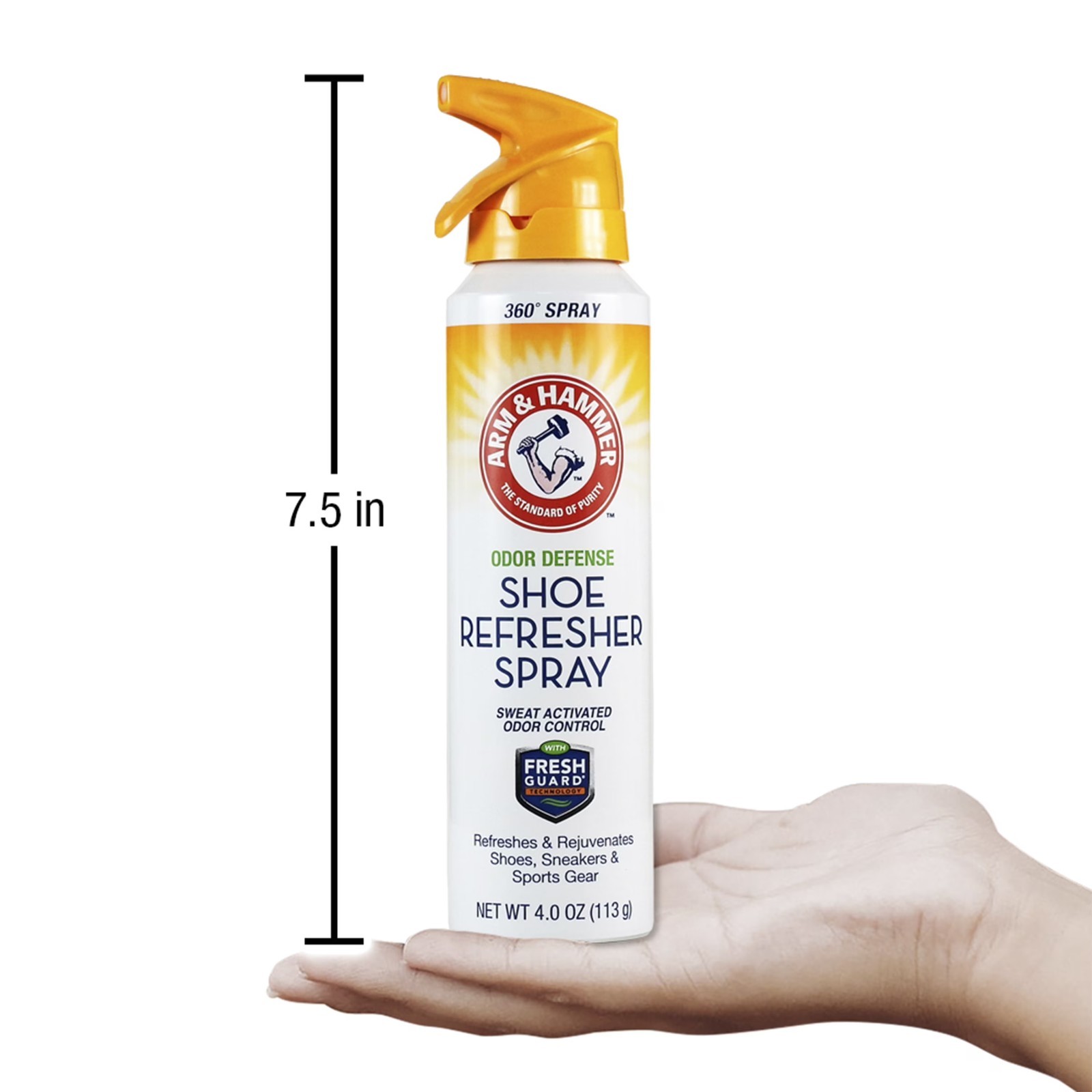 Arm & Hammer Odor Defense Shoe Refresher Spray, 4 oz ( 4 Pack )