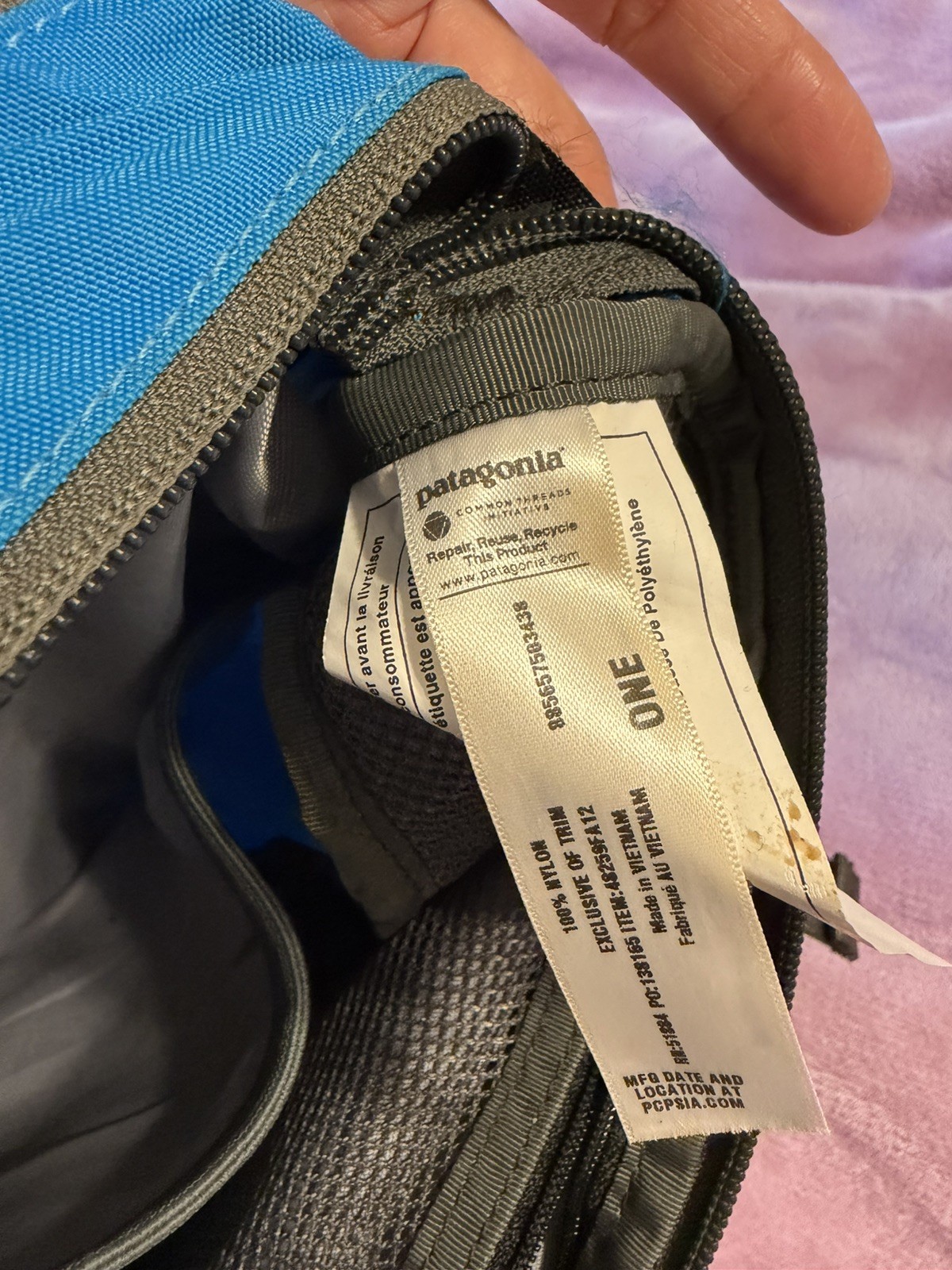 Patagonia Atom Sling Bag Mens OS Blue 8L Hiking Technical Crossbody Outdoor