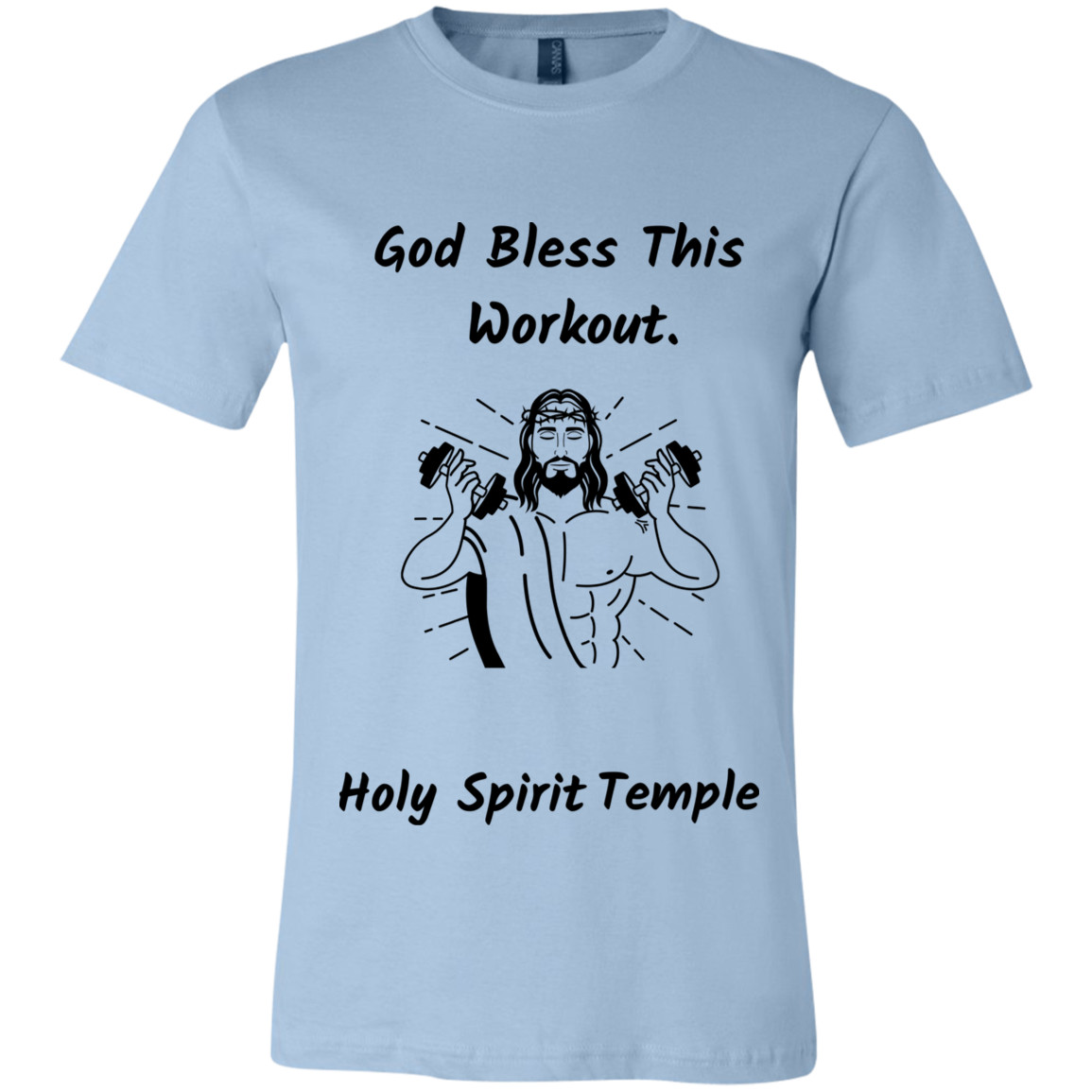 Bella & Canvas 3001C T-Shirt “Bless This Workout” 9 Colors/8 sizes