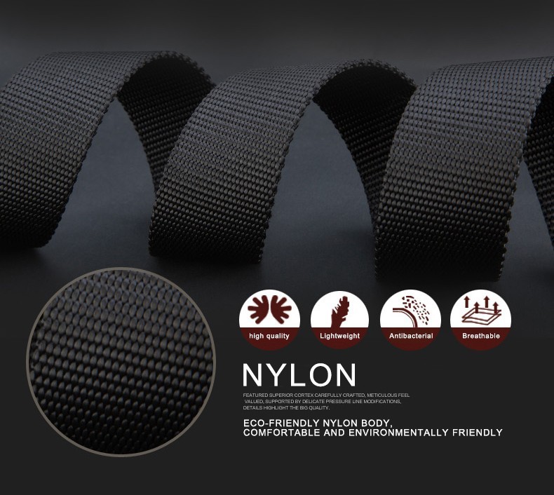 Mens Tactical Nylon Belt Military Web Quick Release Non Metal Buckle Work Casual