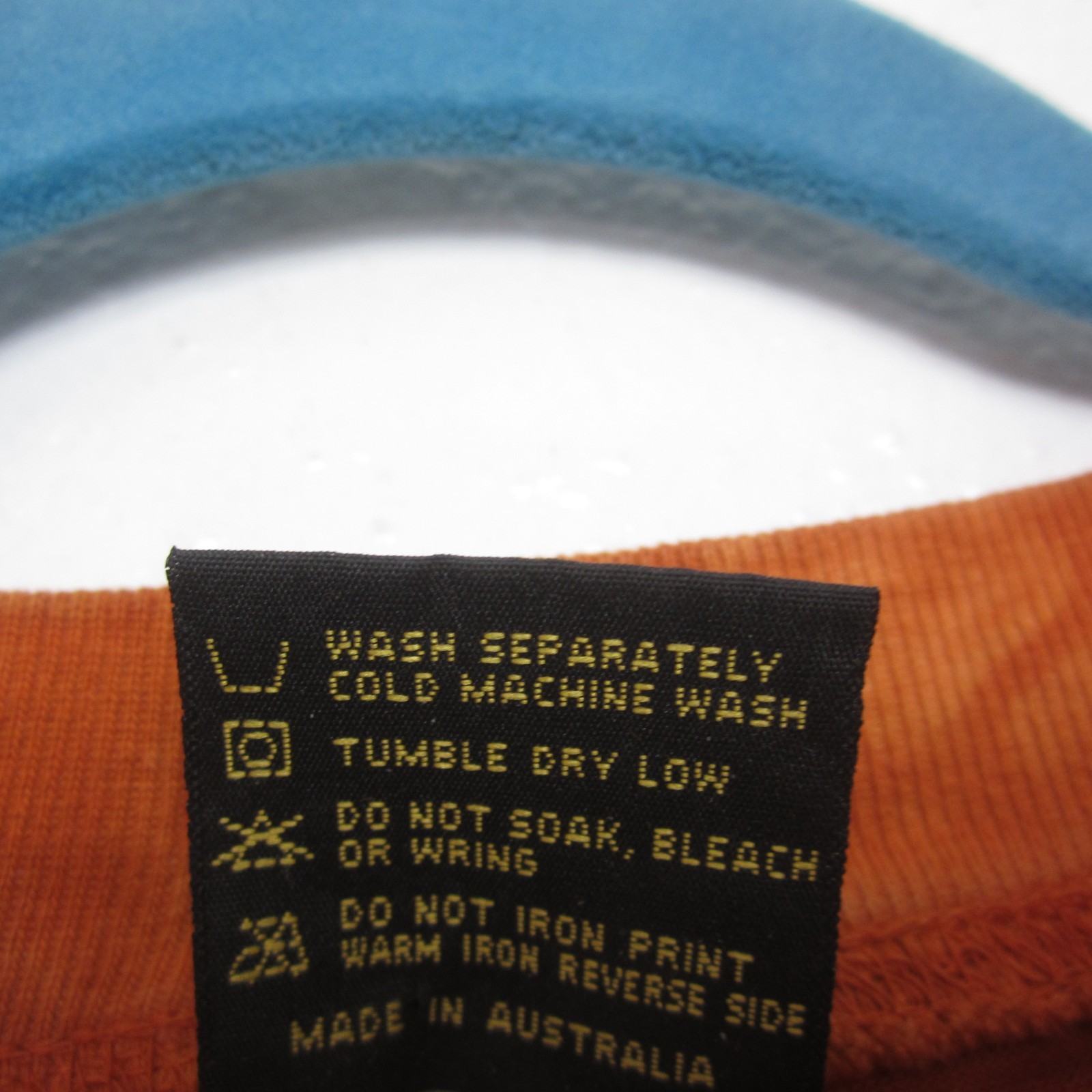 VTG 90s Churinga Australia Tie Dye Dreaming Animals Native L Indigenous Orange