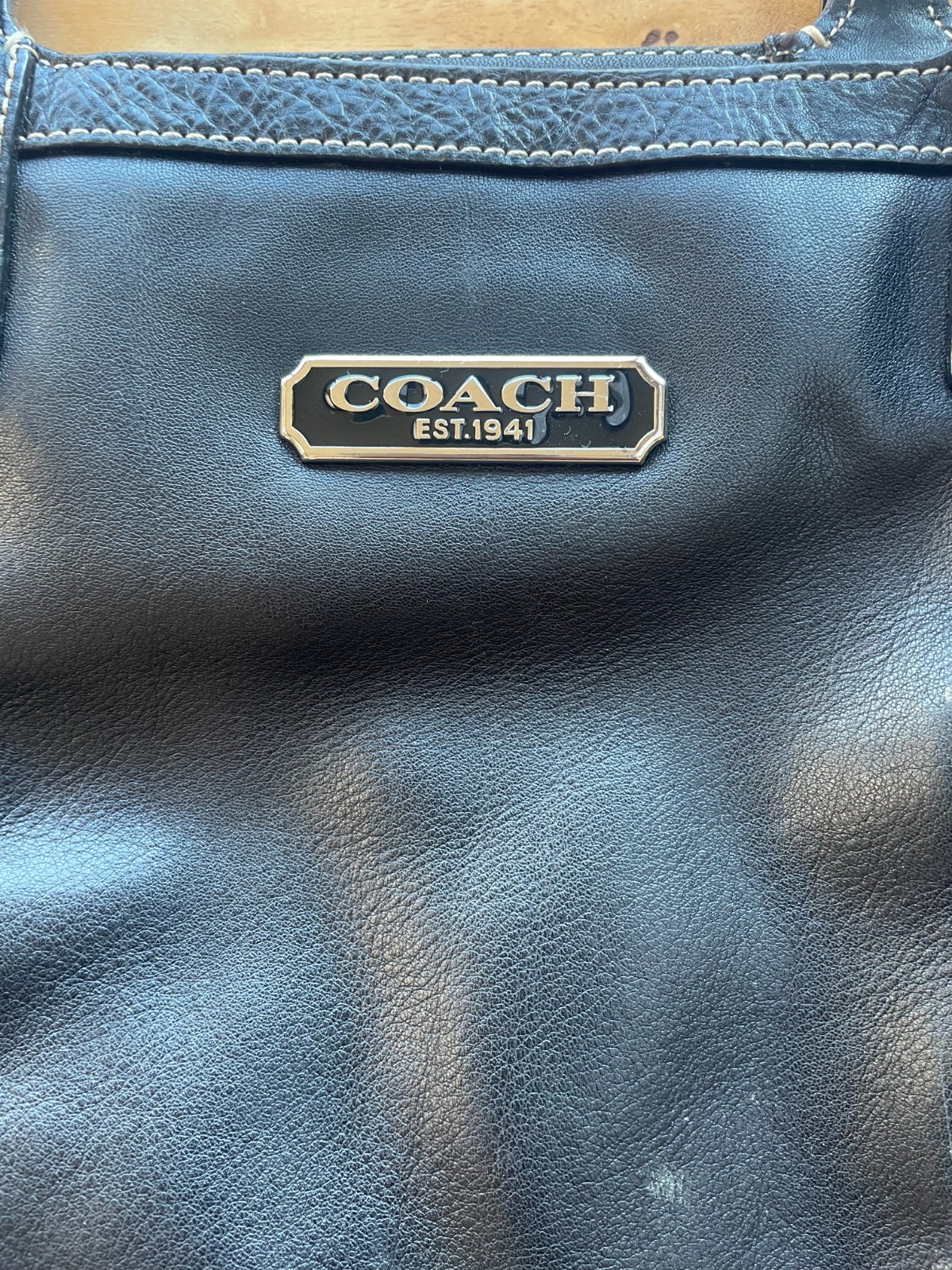 Coach Tote Shoulder Bag – Black