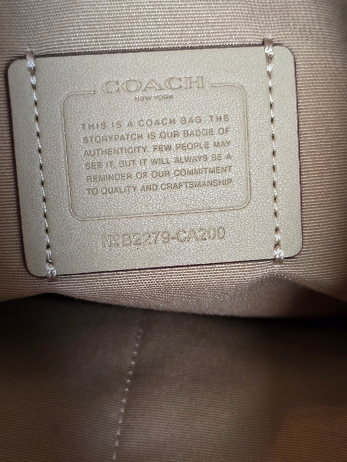 Coach Andy Tote in Faded Blush Pebbled Leather Embossed Horse & Carriage Logo