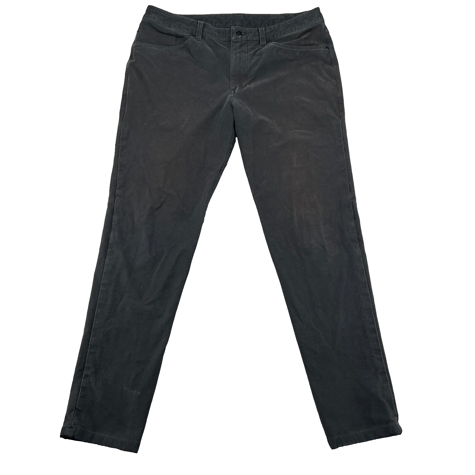 Lululemon ABC Pant Slim Utilitech Abrasion Resistant M5ABOS Black Size 34 X 30.5